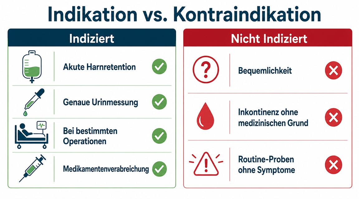 Wann ein Blasenkatheter wirklich indiziert ist