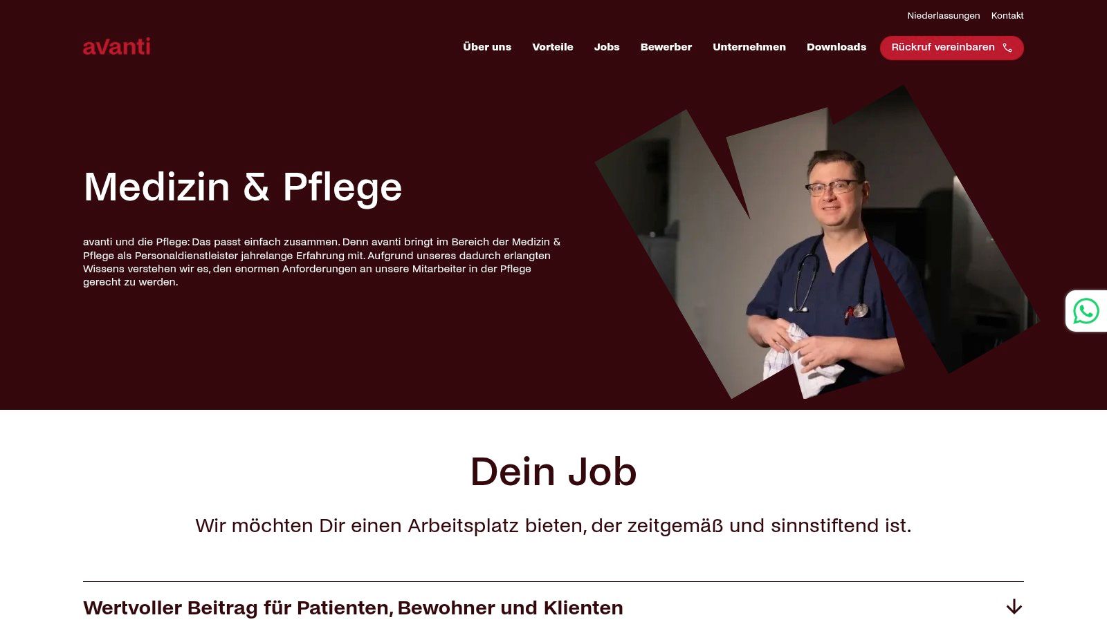 avanti GmbH (Bereich Medizin & Pflege)