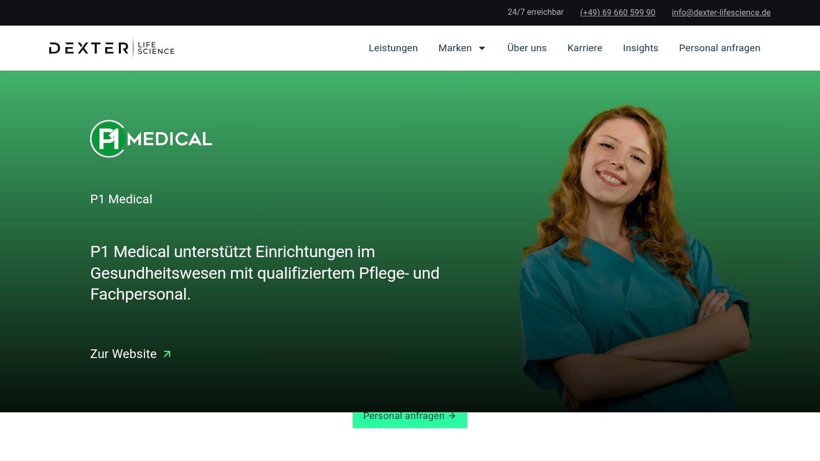 P1 Medical Medizinisches Fachpersonal Deutschlandweit