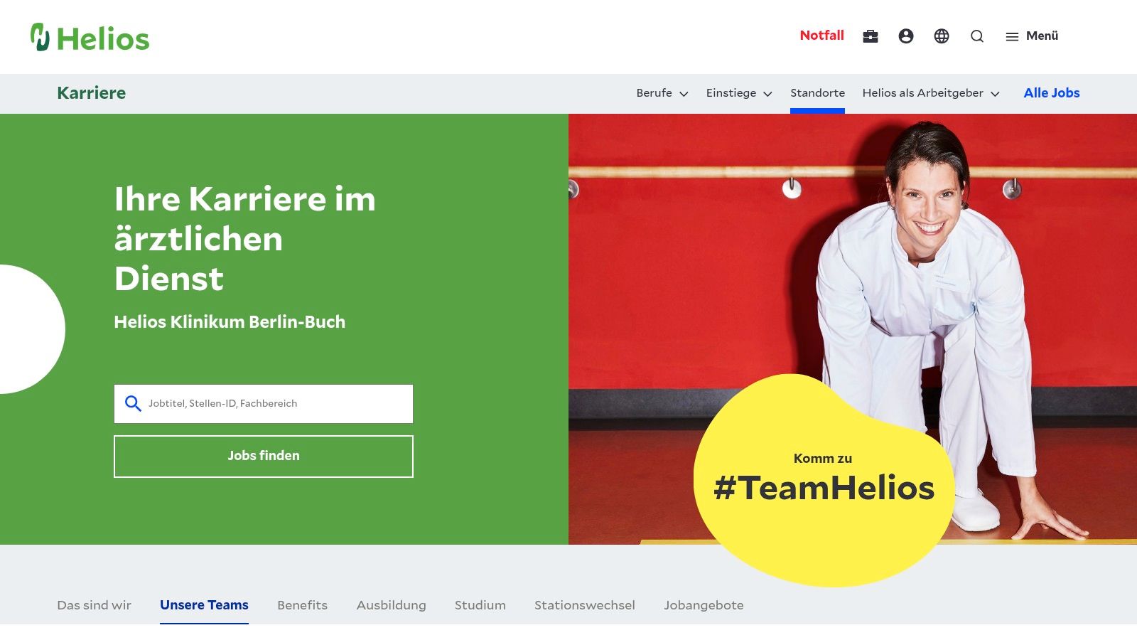 Helios – Karriereportal Ärztlicher Dienst (Berlin)