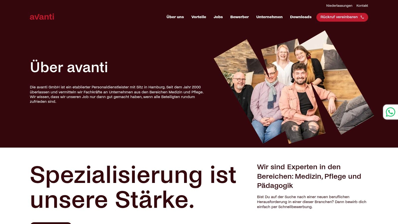 avanti GmbH – Hauptsitz Hamburg