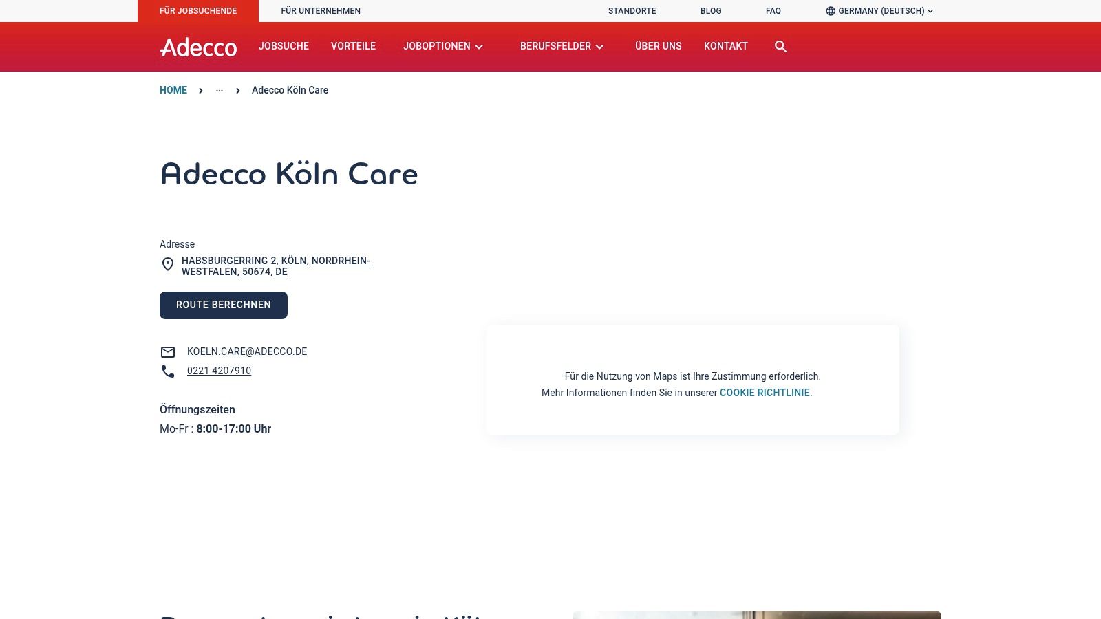 Adecco Köln Care